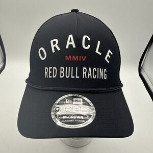 New Era Oracle Red Bull Racing 9FORTY Navy M-Crown A-Frame Trucker Snapback Hat